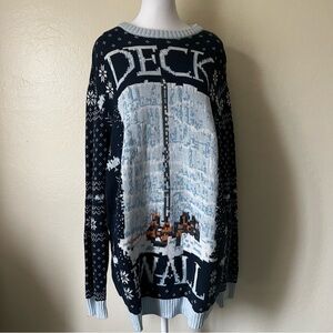HBO Game of Thrones GOT Deck the Wall Knit Sweater XXL PREOWNED (B1)